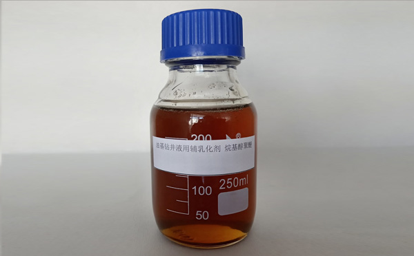 Alkyl alcohol polyether as auxiliary emulsifier for oil-based drilling fluids