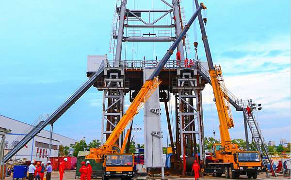 truck-mounted drilling rig