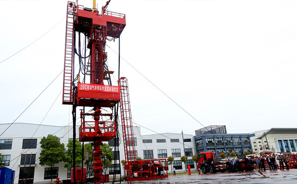 truck-mounted drill rig